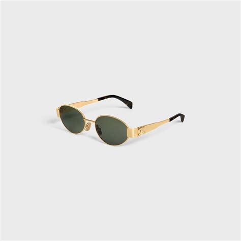 celine metal sunglasses gold|most popular Celine sunglasses.